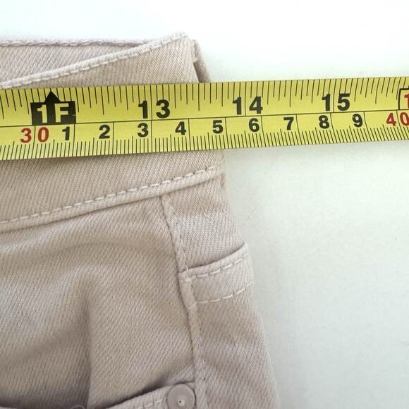 Mother Jeans Women’s The Dazzler Hover in Date Night Pale Peach Straight - Picture 7 of 12